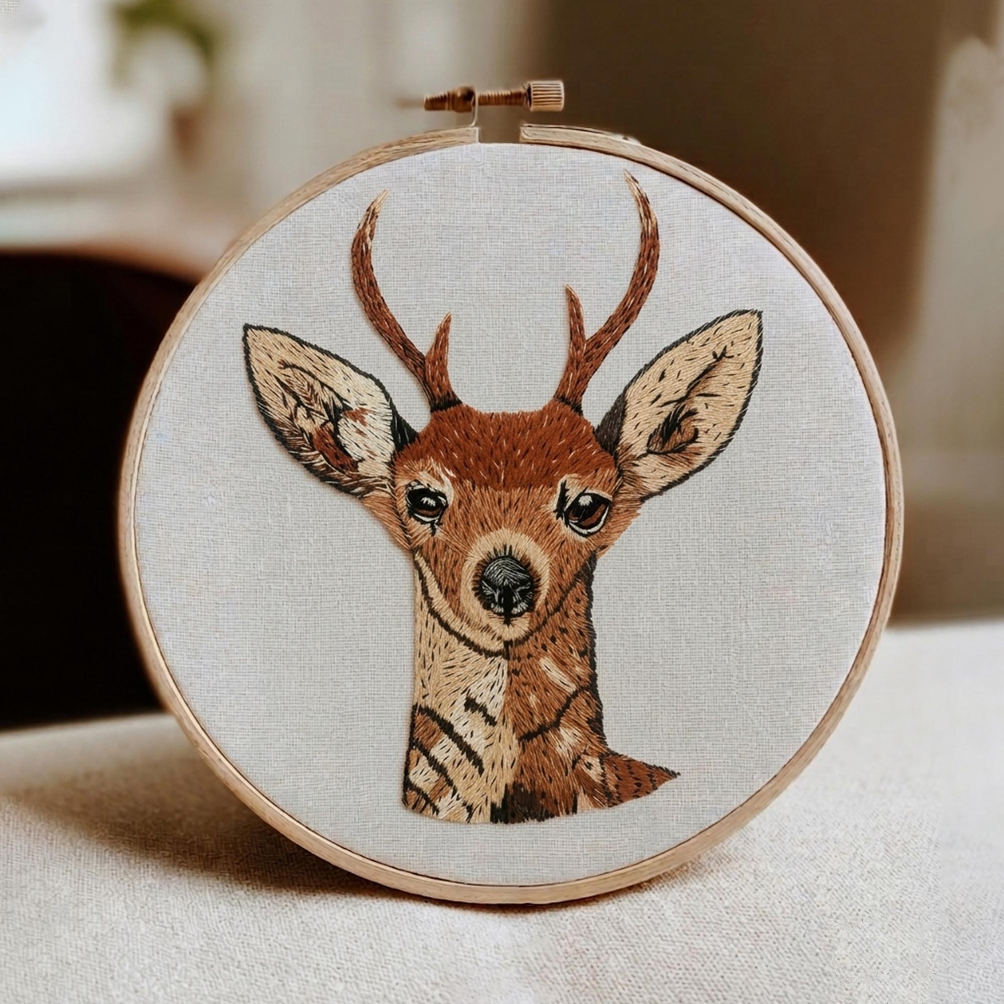 Baby Deer Embroidery Design