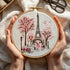 Paris Blossom Embroidery Design