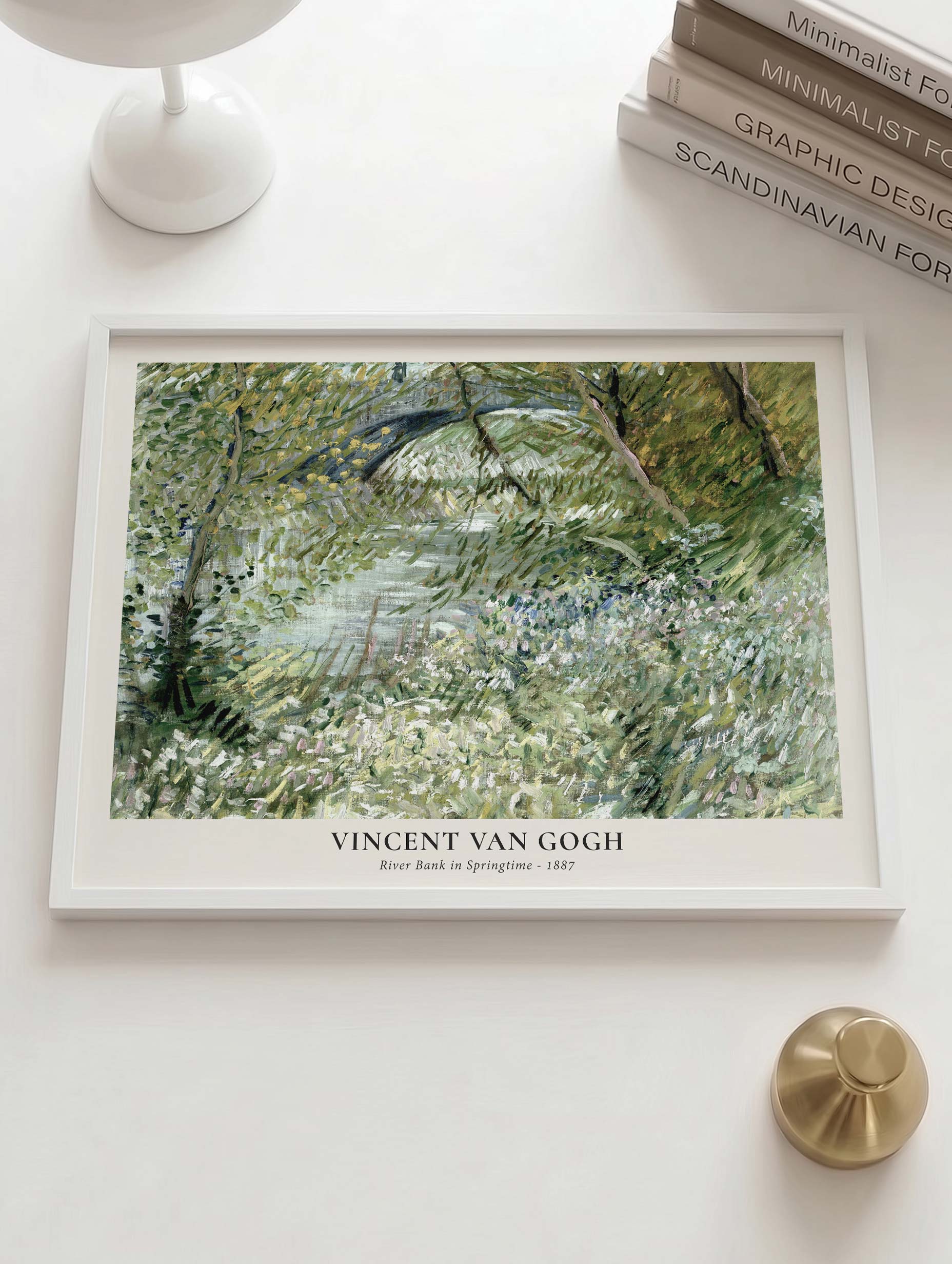Flodstrand på våren - Vincent van Gogh
