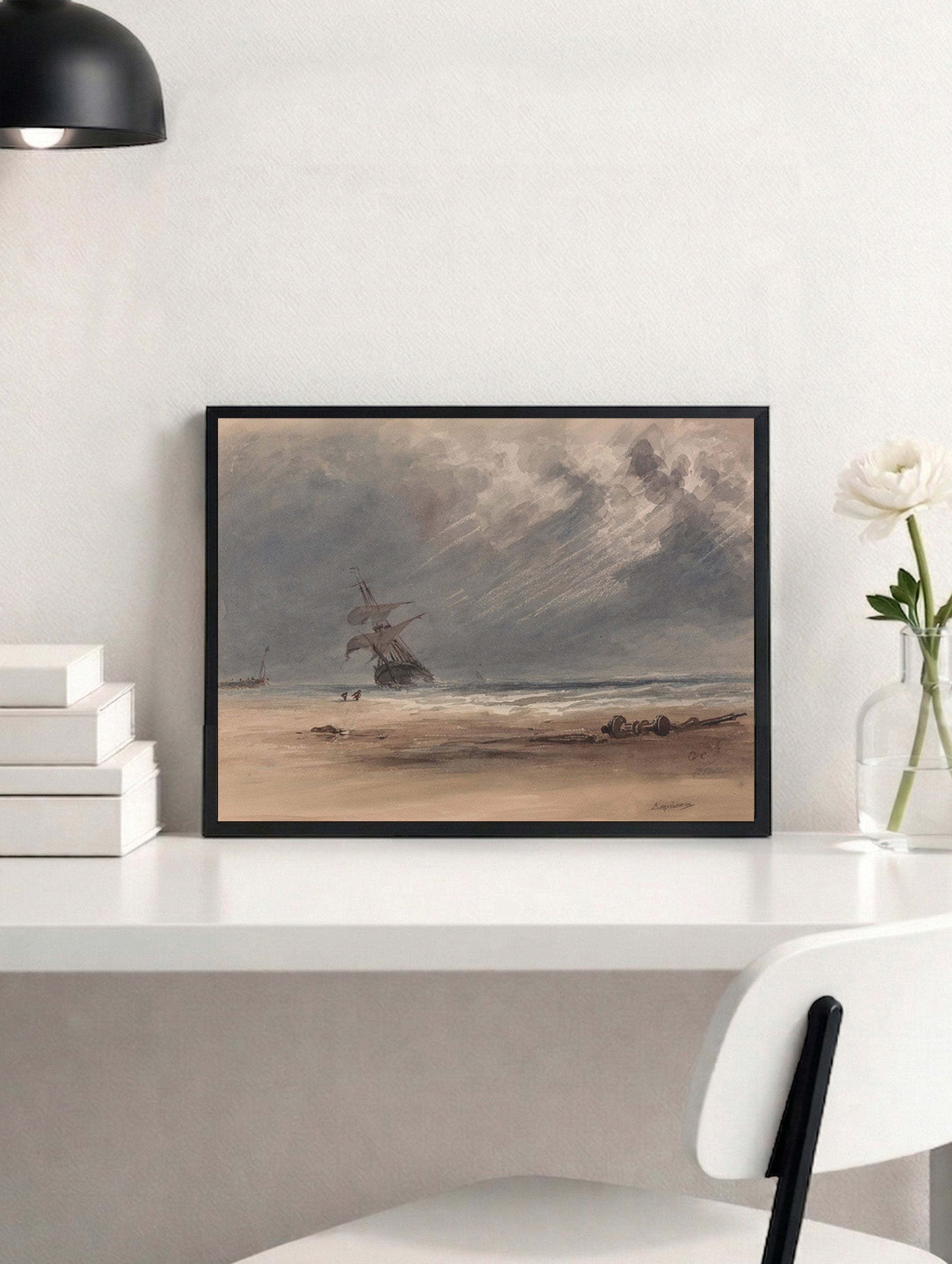 Storm Over a Coast Giles - Firman Phillips