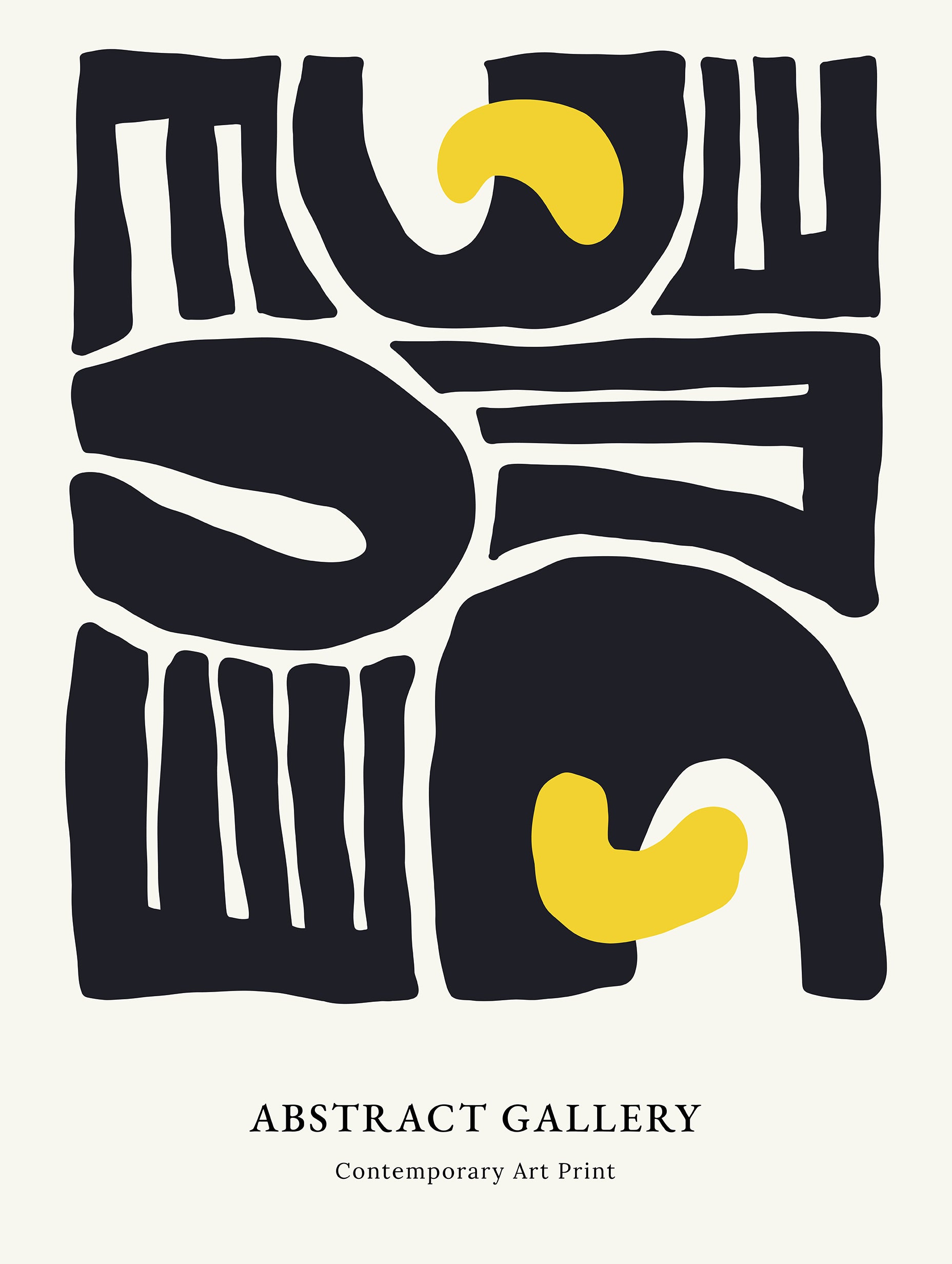 Abstrakt Galleriposter