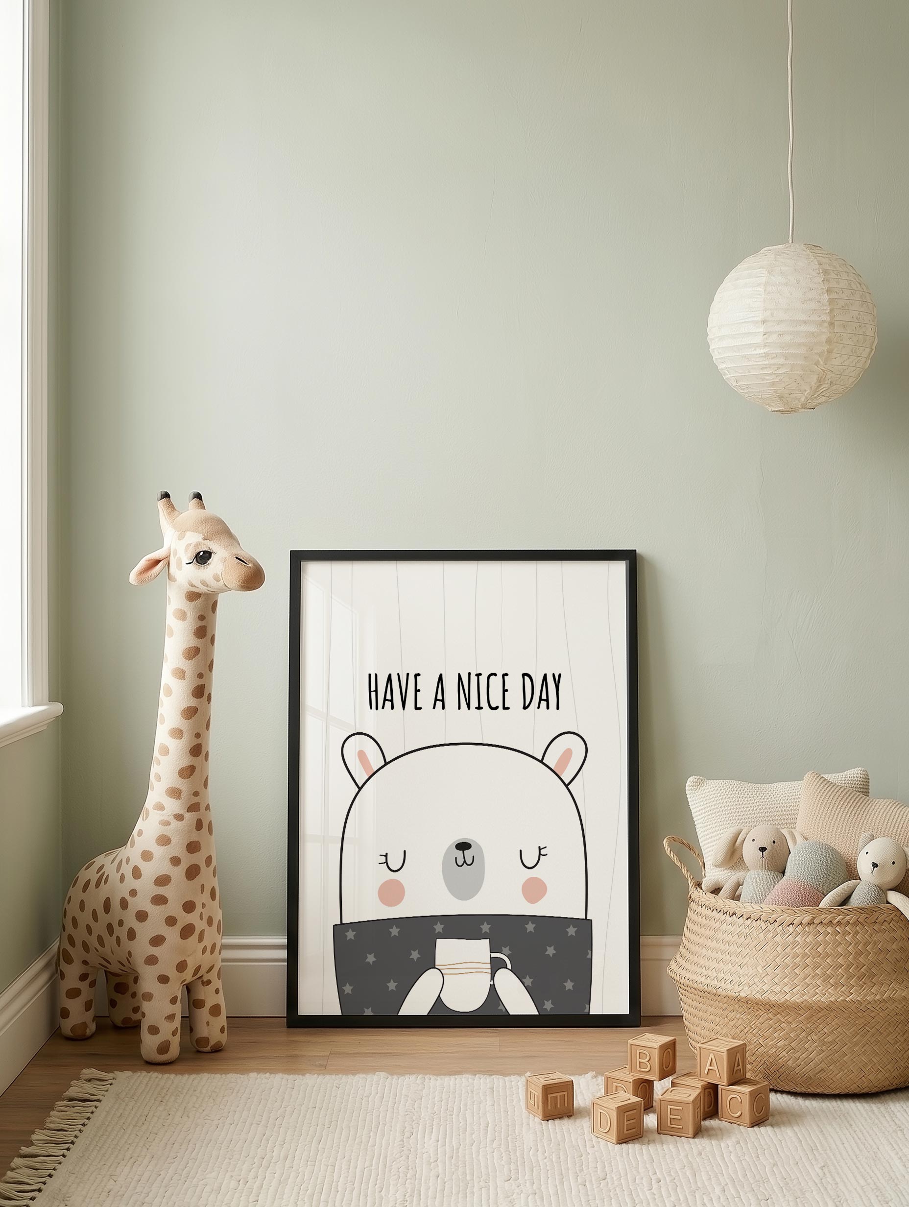 Have a Nice Day Poster Mockup