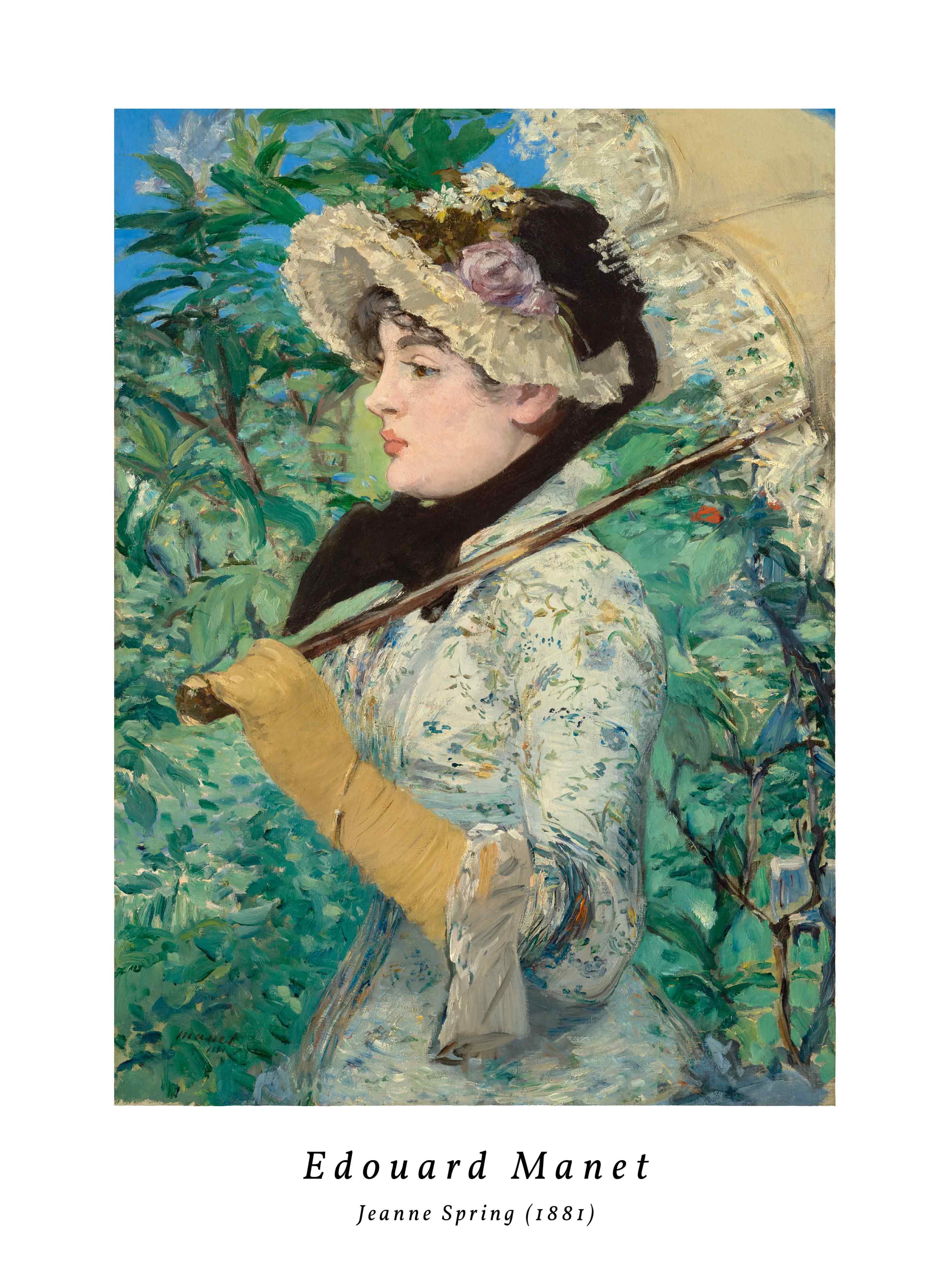 Vårporträtt - Édouard Manet