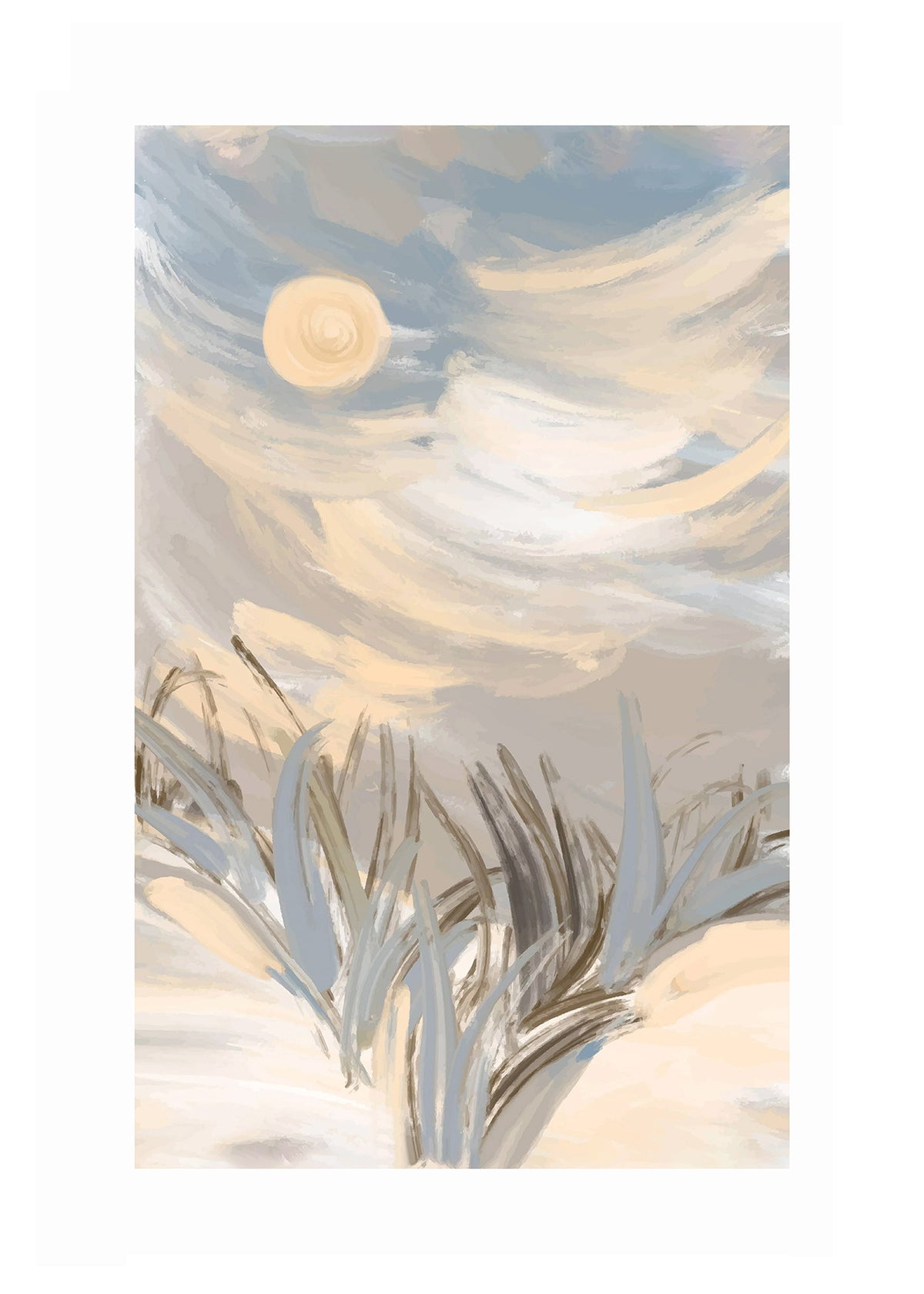 Månen På Himlen - Artsy Bessy