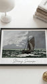 Stormy Seascape - Claude Monet Mockup
