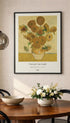 Fifteen Sunflowers in a Vase - Van Gogh Art Print Mockup