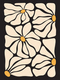 Midnattsblommönster Poster
