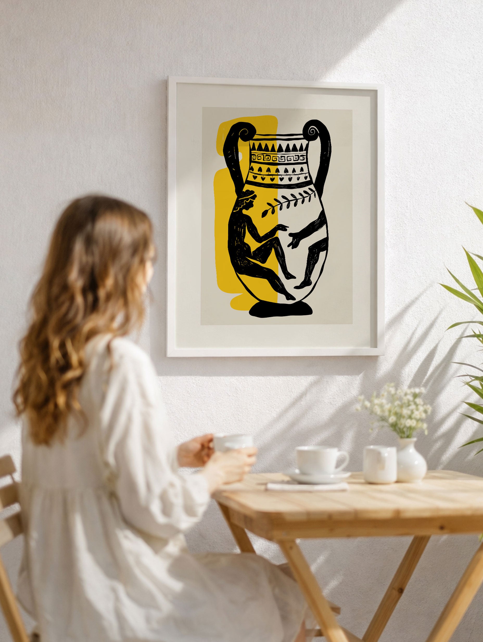 Berättelseposter om forntida amforor
