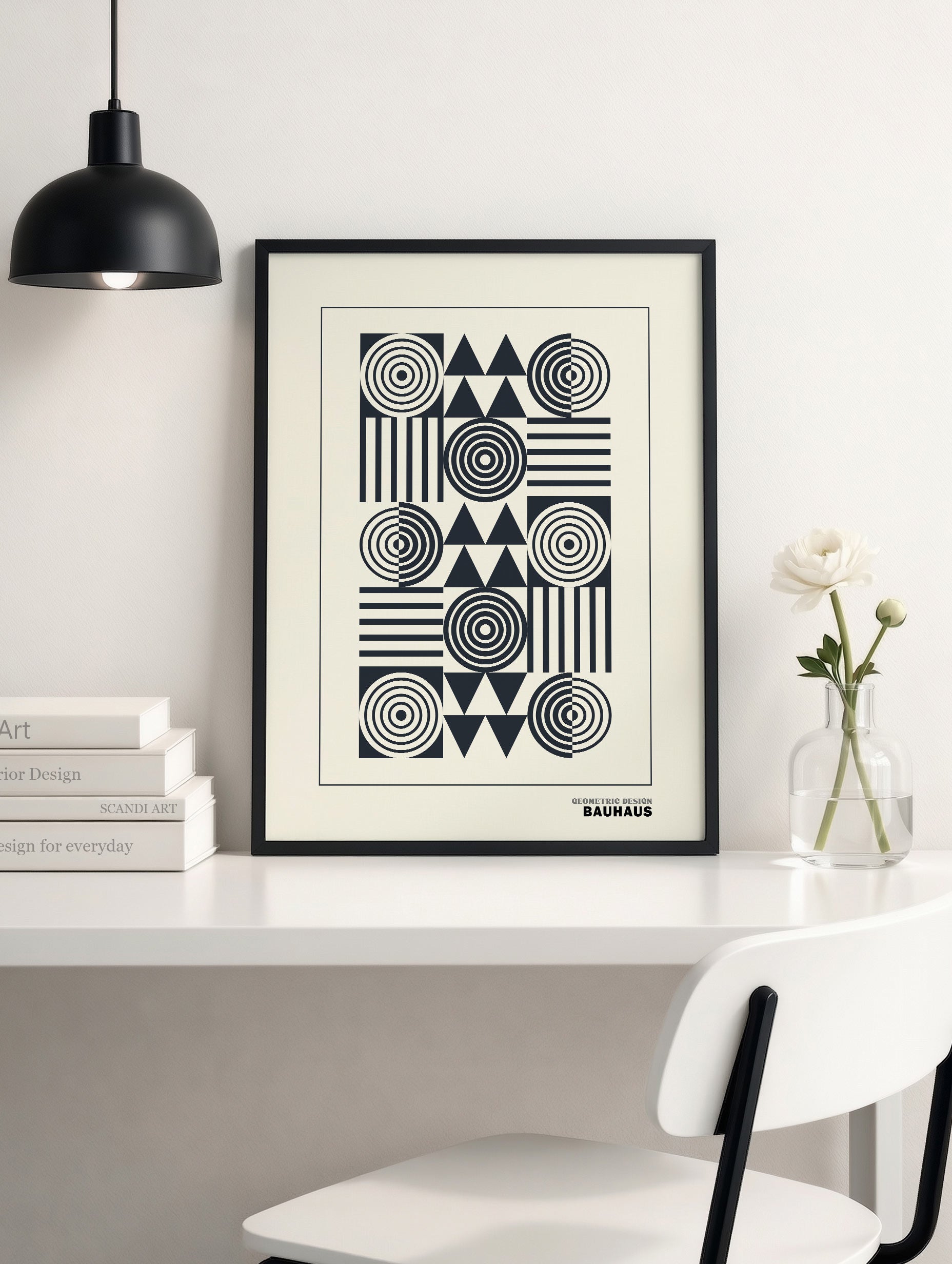 Geometrisk rytmposter