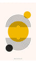Bauhaus Point Yellow Poster