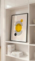 Bauhaus Point Yellow Poster Mockup