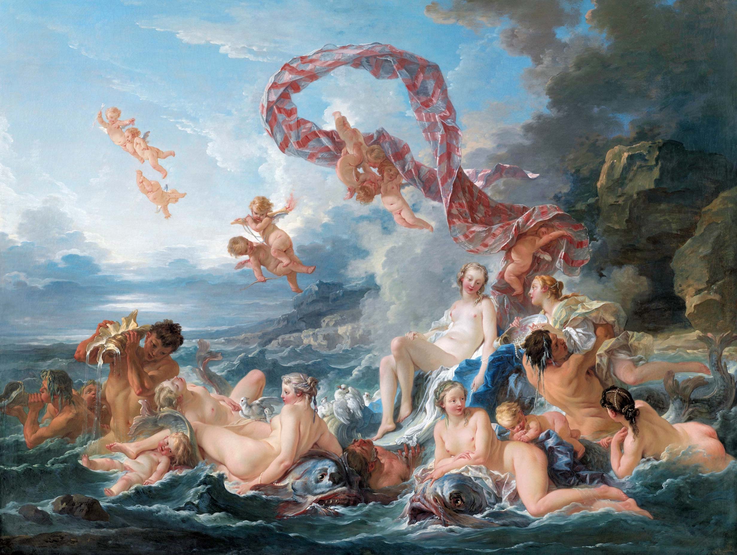 The Triumph of Venus - Francois Boucher 