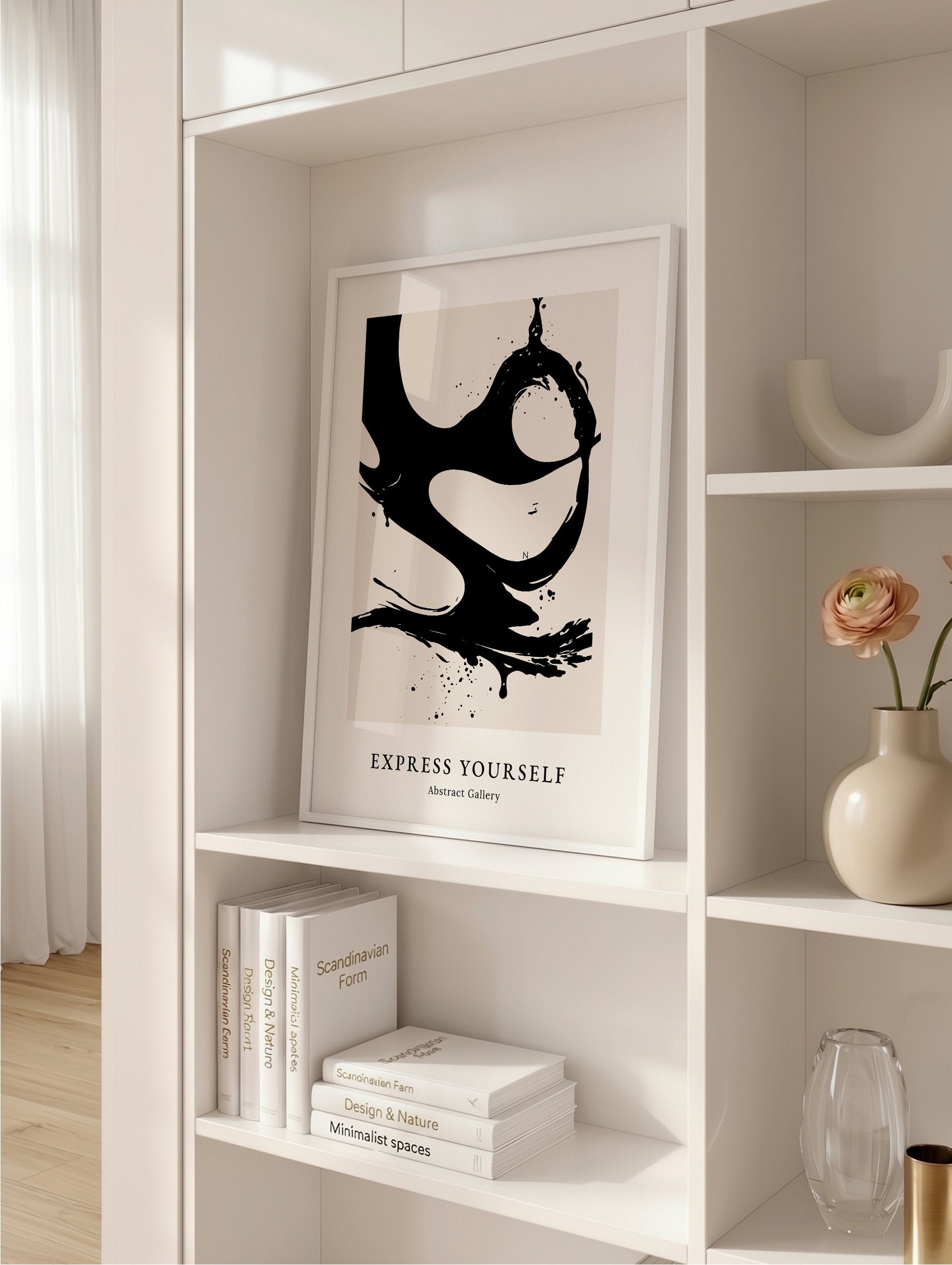 Expressive Ink Flow Poster No.2 Mockup