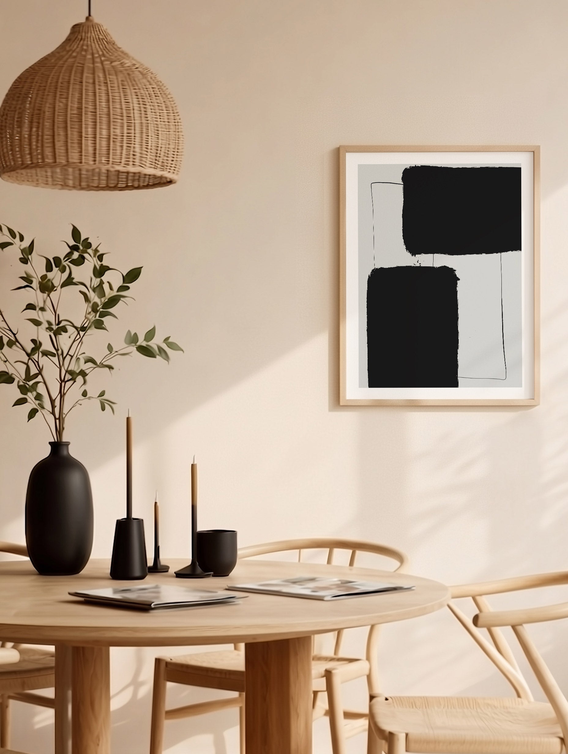 Monokrom Block Balance-poster