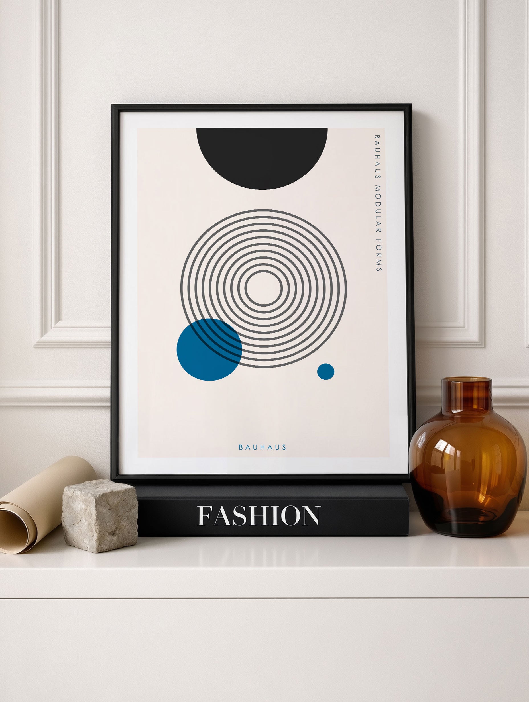Bauhaus Modular Balance Poster Mockup