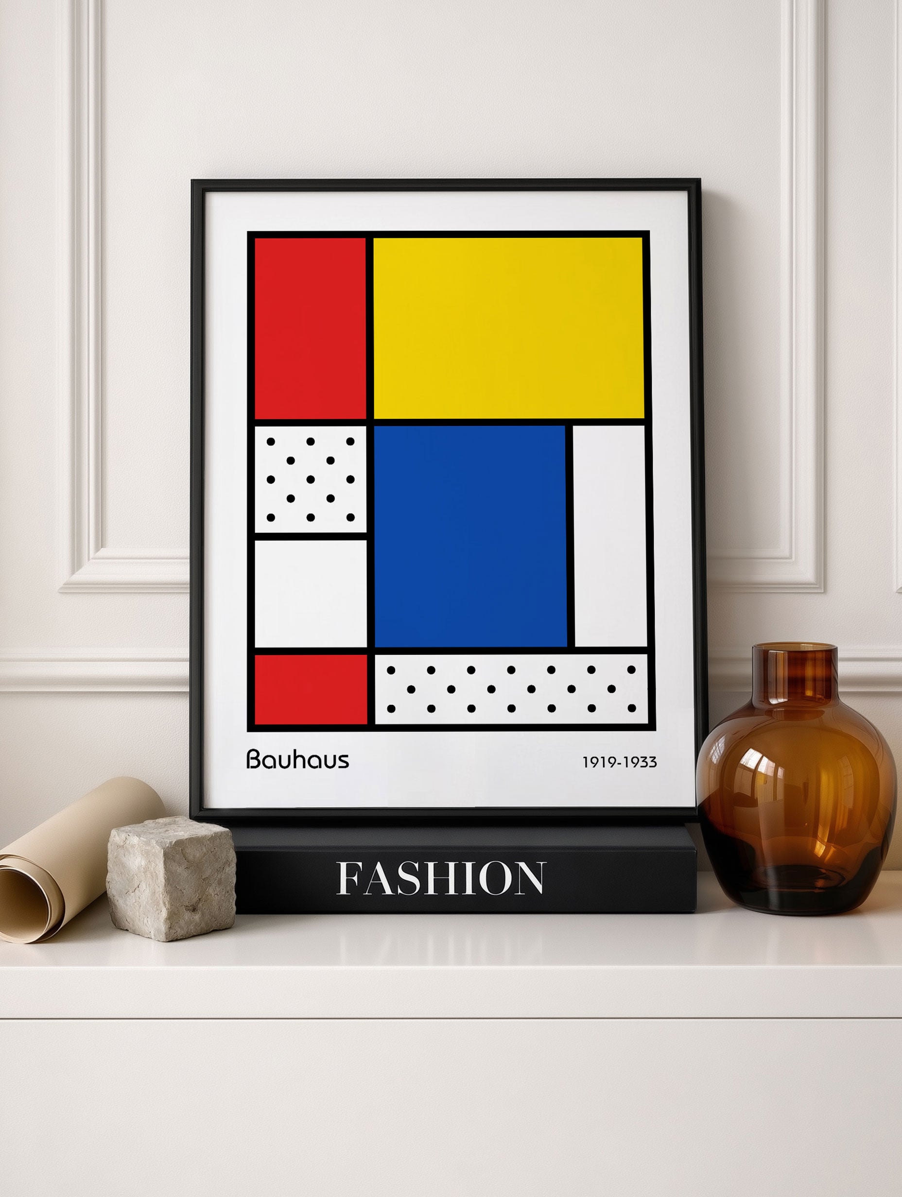 Vintage 20s Bauhaus Posters Mockup