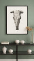 Skull of a cow - Jean Bernard Poster No 1 Mockup