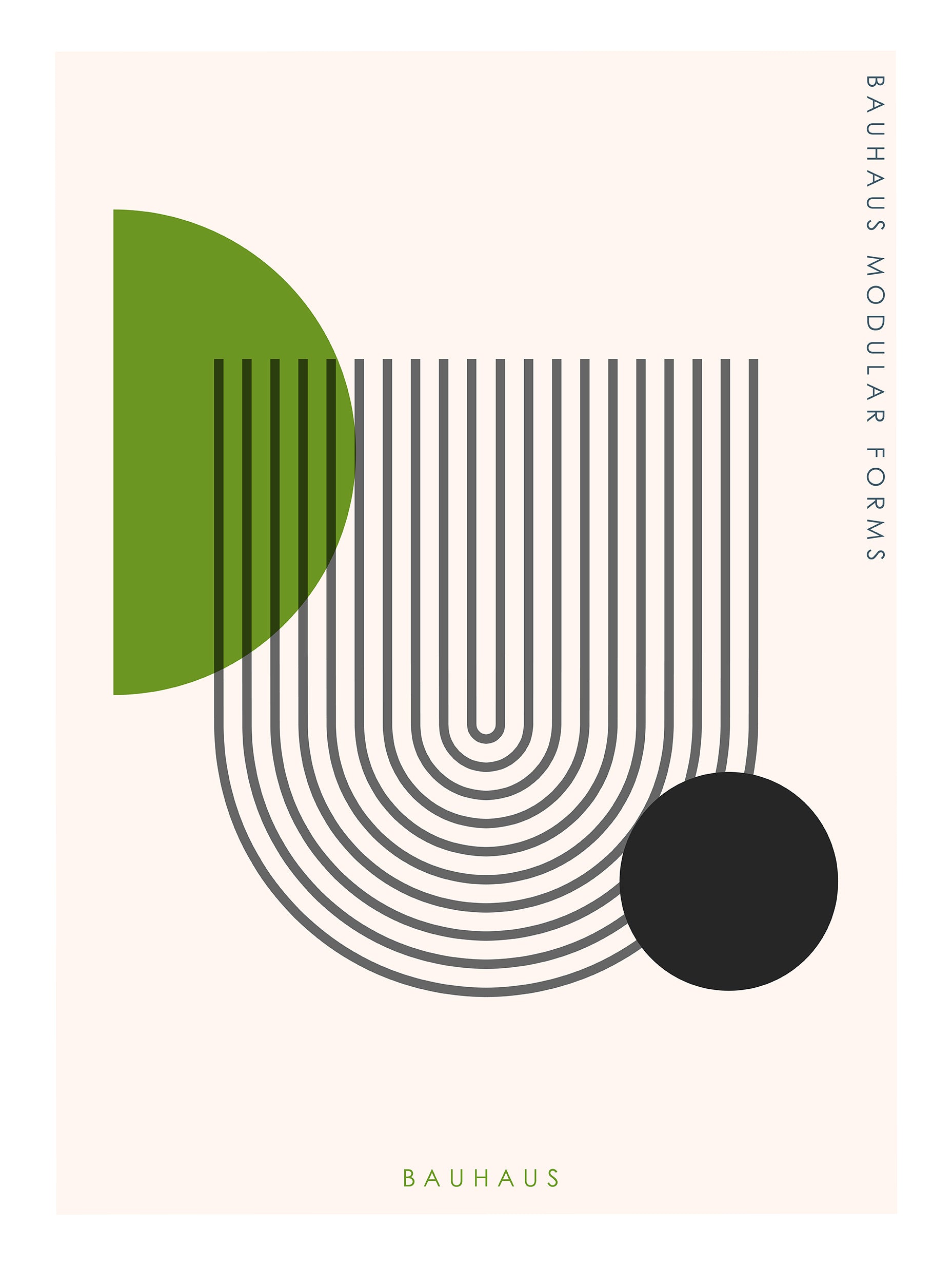 Bauhaus Modular Forms Poster