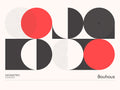 Bauhaus-rytm i form-affisch