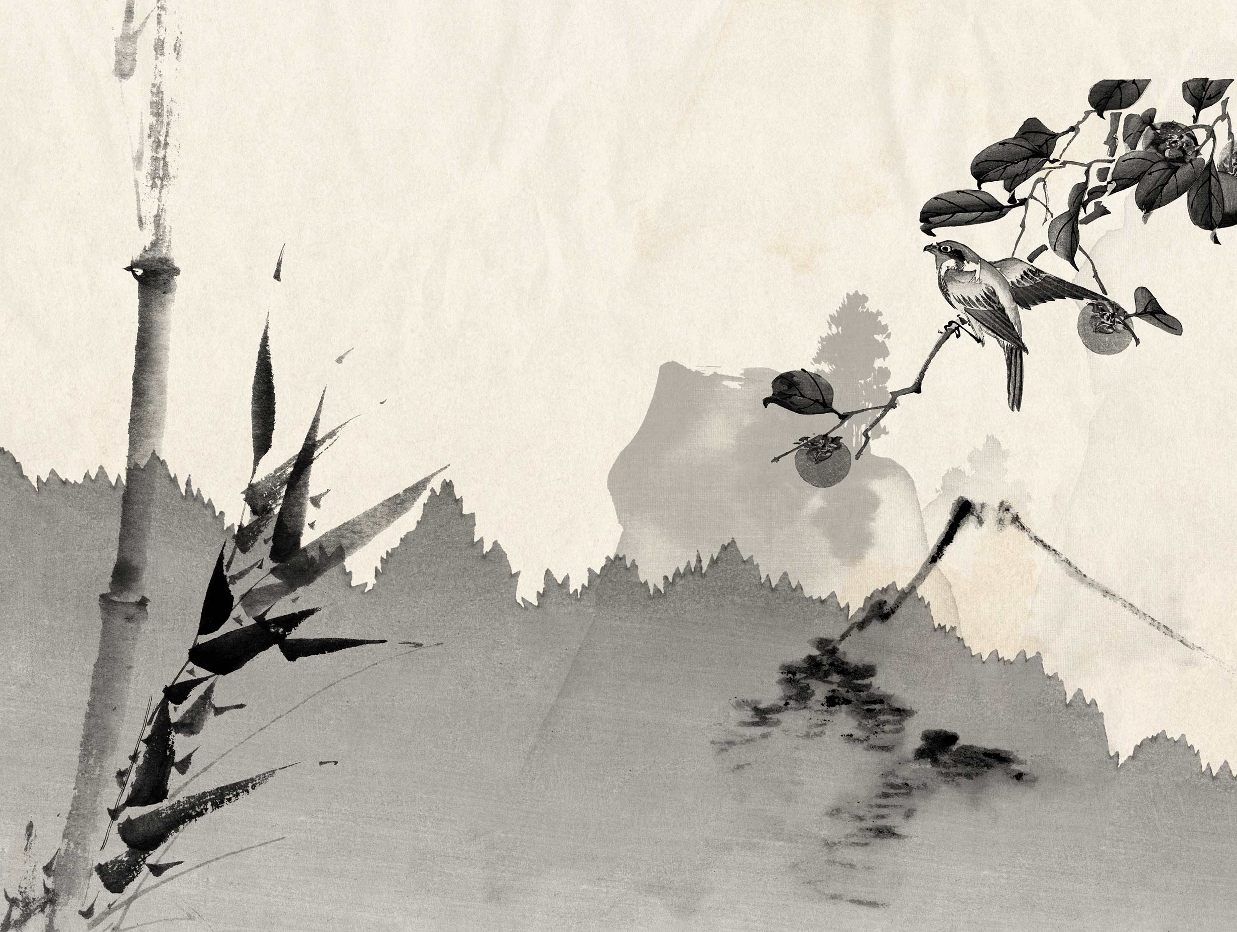 Bird Ink Art Poster