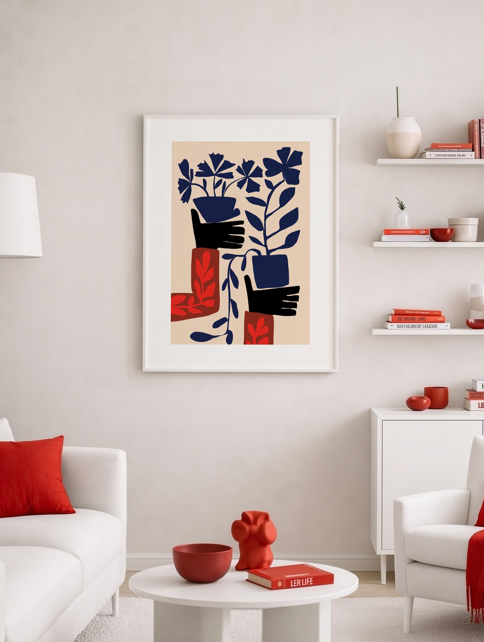 Hands of the Florist Poster Mockup