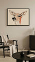 Deer Painting Animal Art Print Mockup