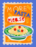 Orange Trattoria Spaghetti affisch