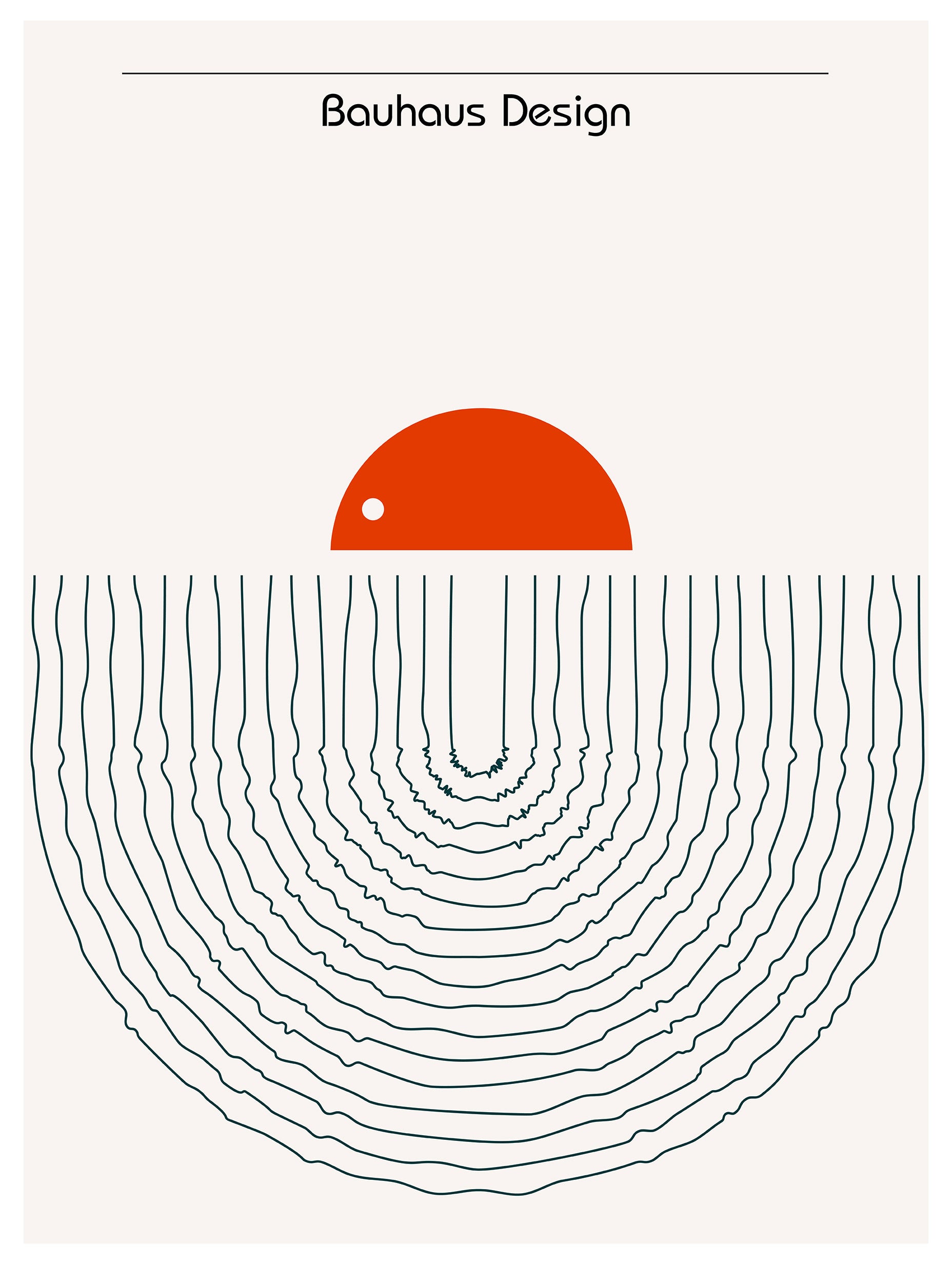Bauhaus Horizon Poster