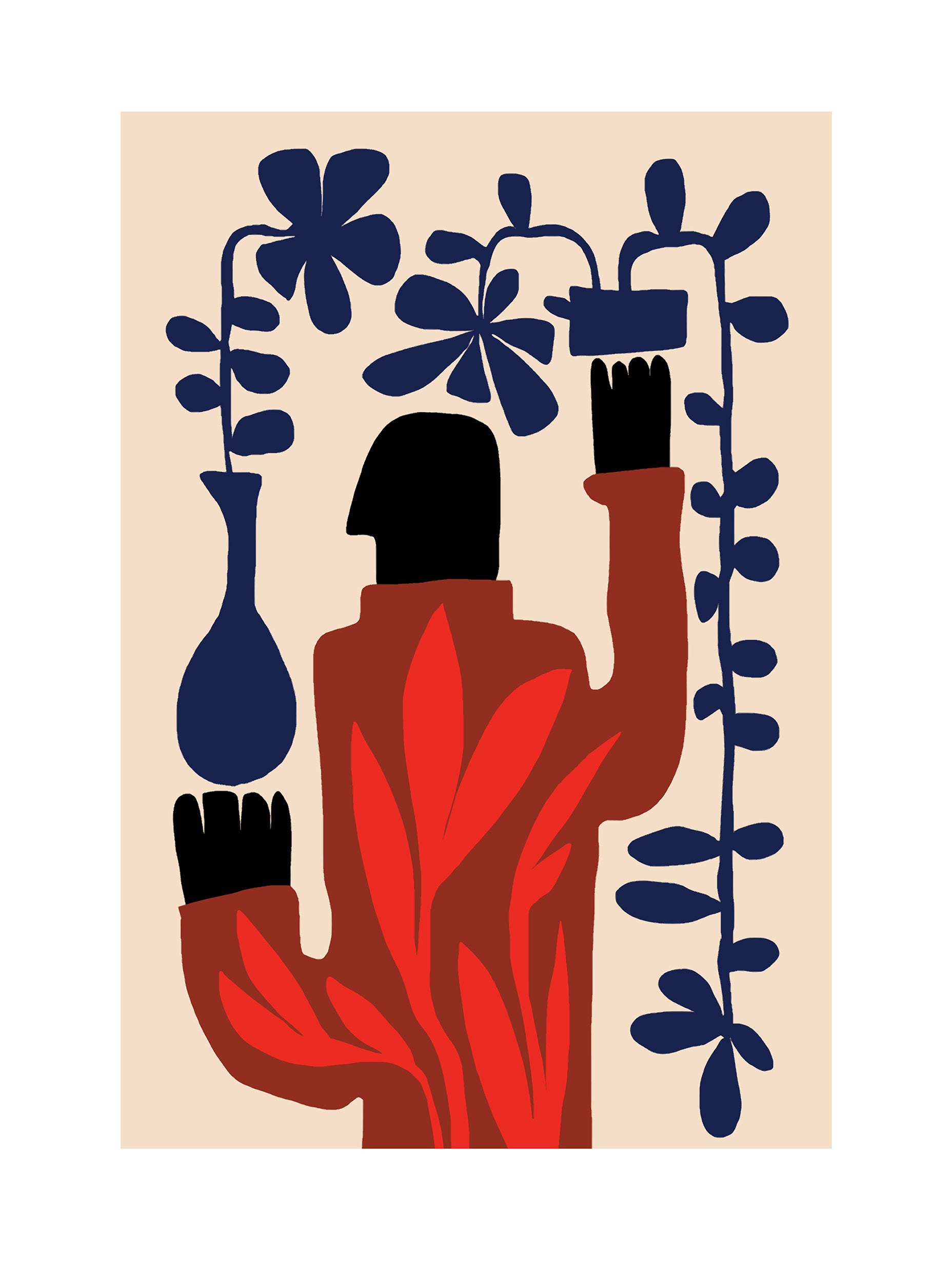 Garden Portrait Poster