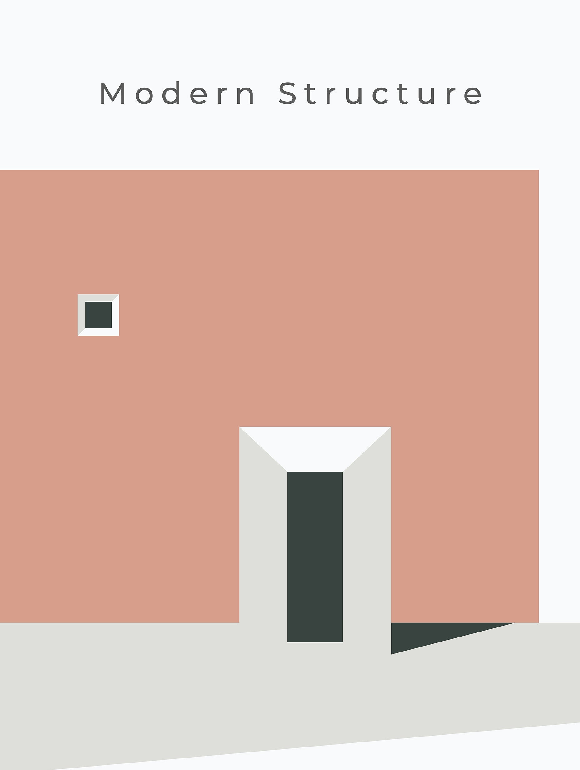 Modern strukturposter