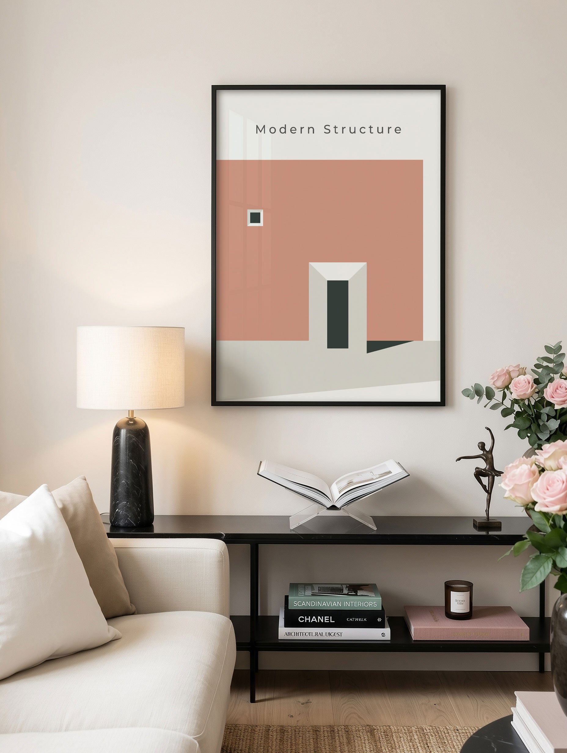 Modern strukturposter