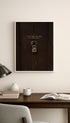The Right Keys Open the Right Door Vintage Poster Mockup