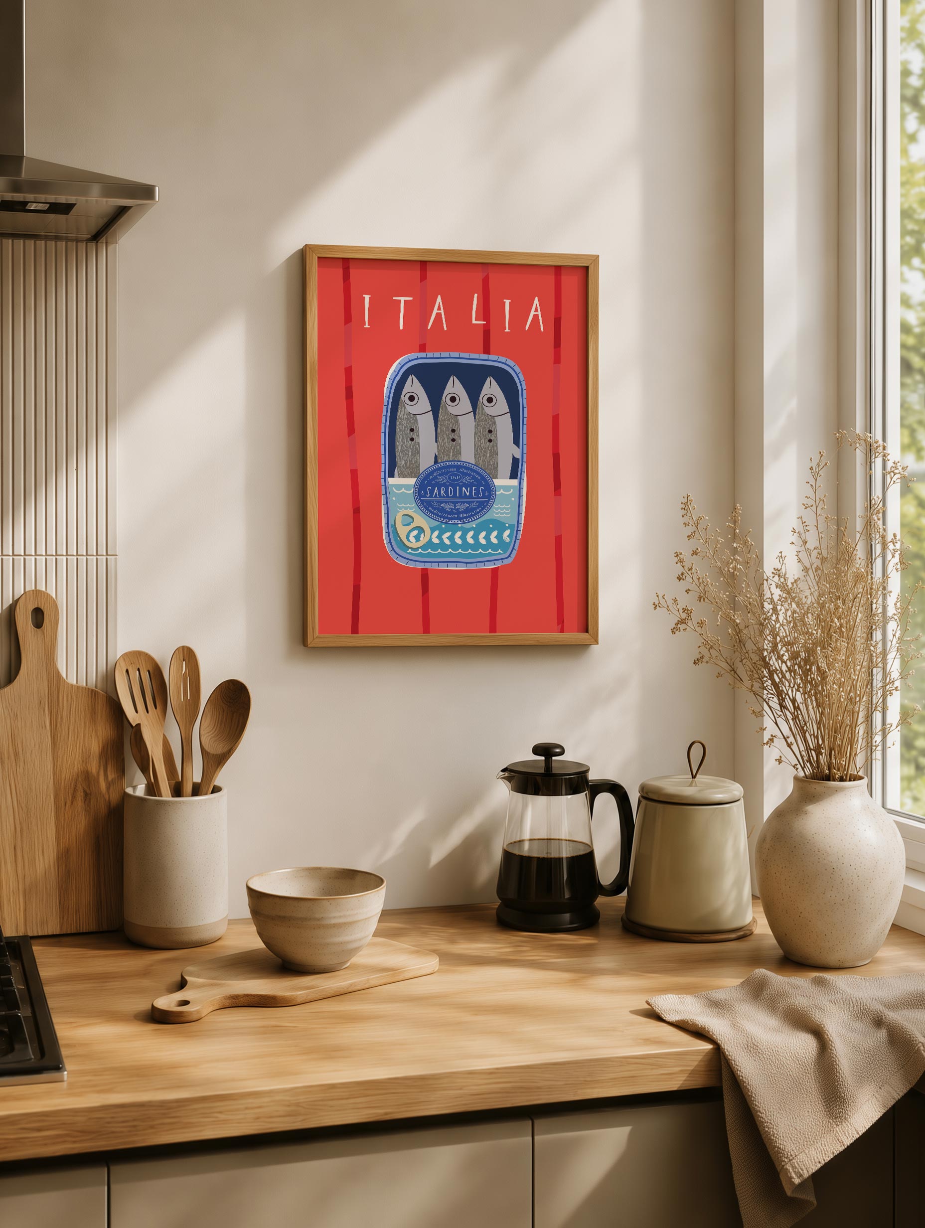 Italia Sardiner Poster