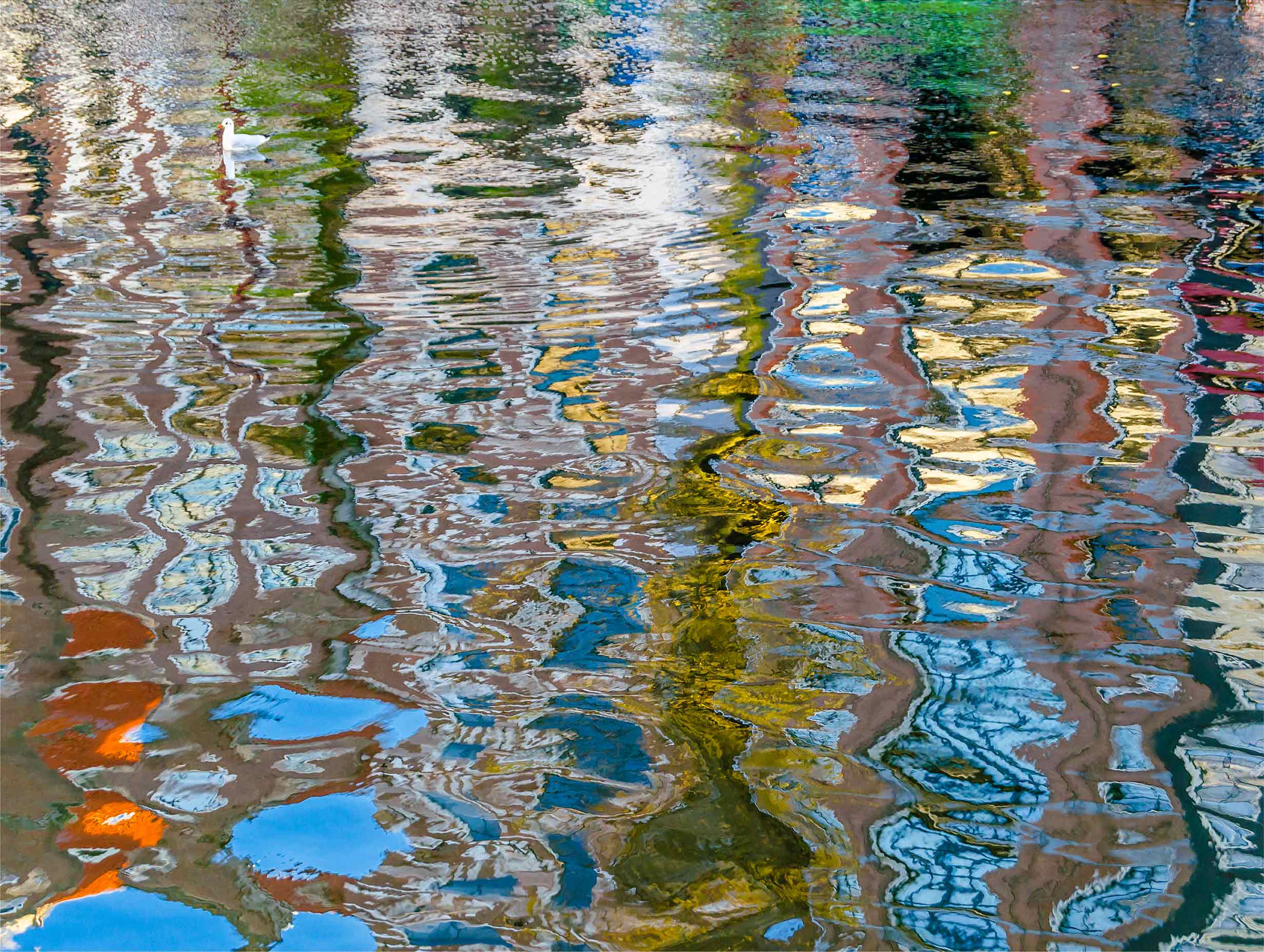 Amsterdam Canal Reflections Poster No. 2