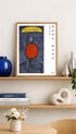 With Umbrella  Paul Klee Art Print Mockup