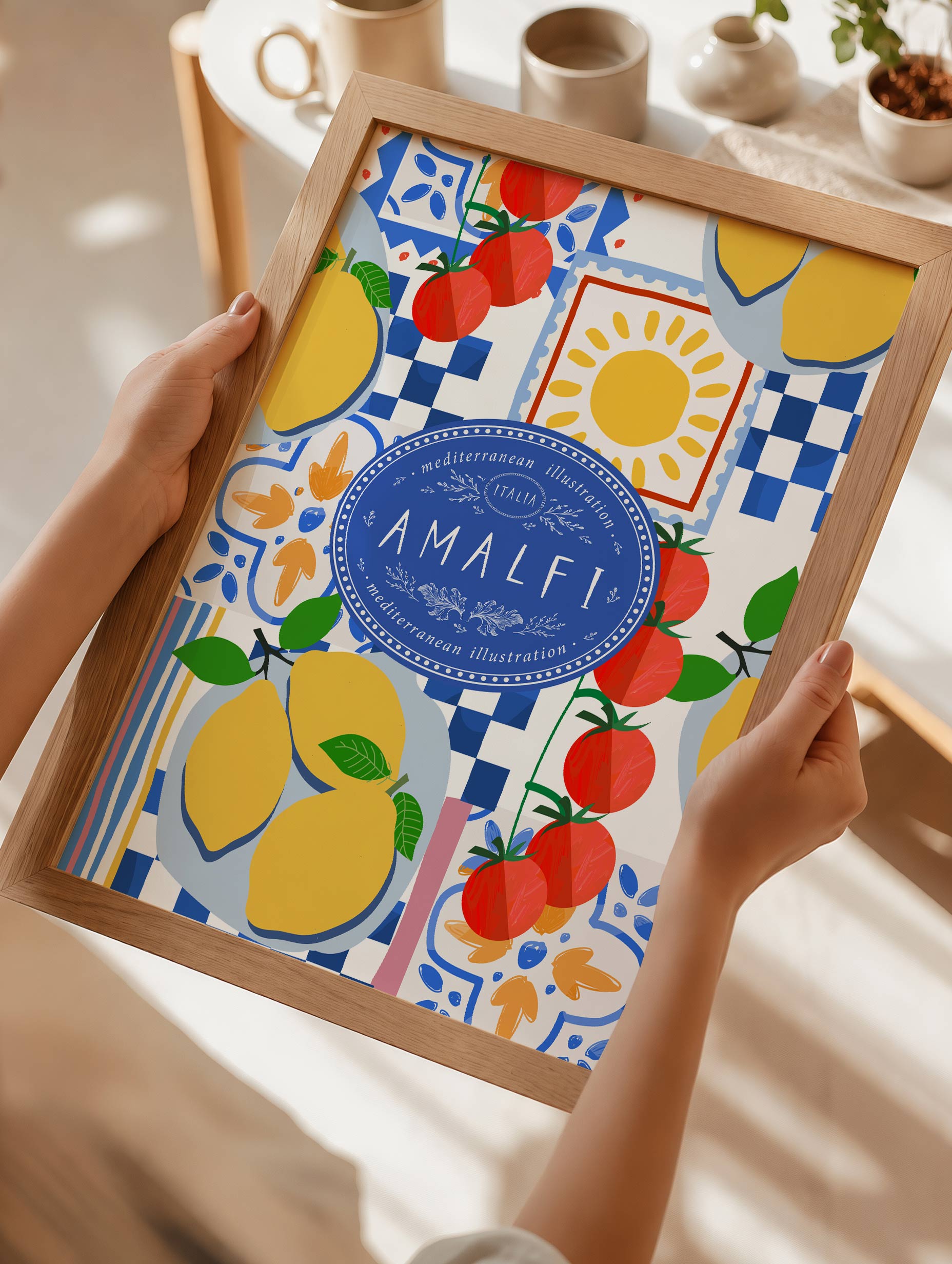 Amalfi Medelhavsaffisch