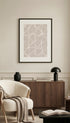 Interwoven Parquet Pattern Abstract Art Print Mockup