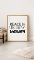 Peace Is the New Luxury Typography Poster Mockup
