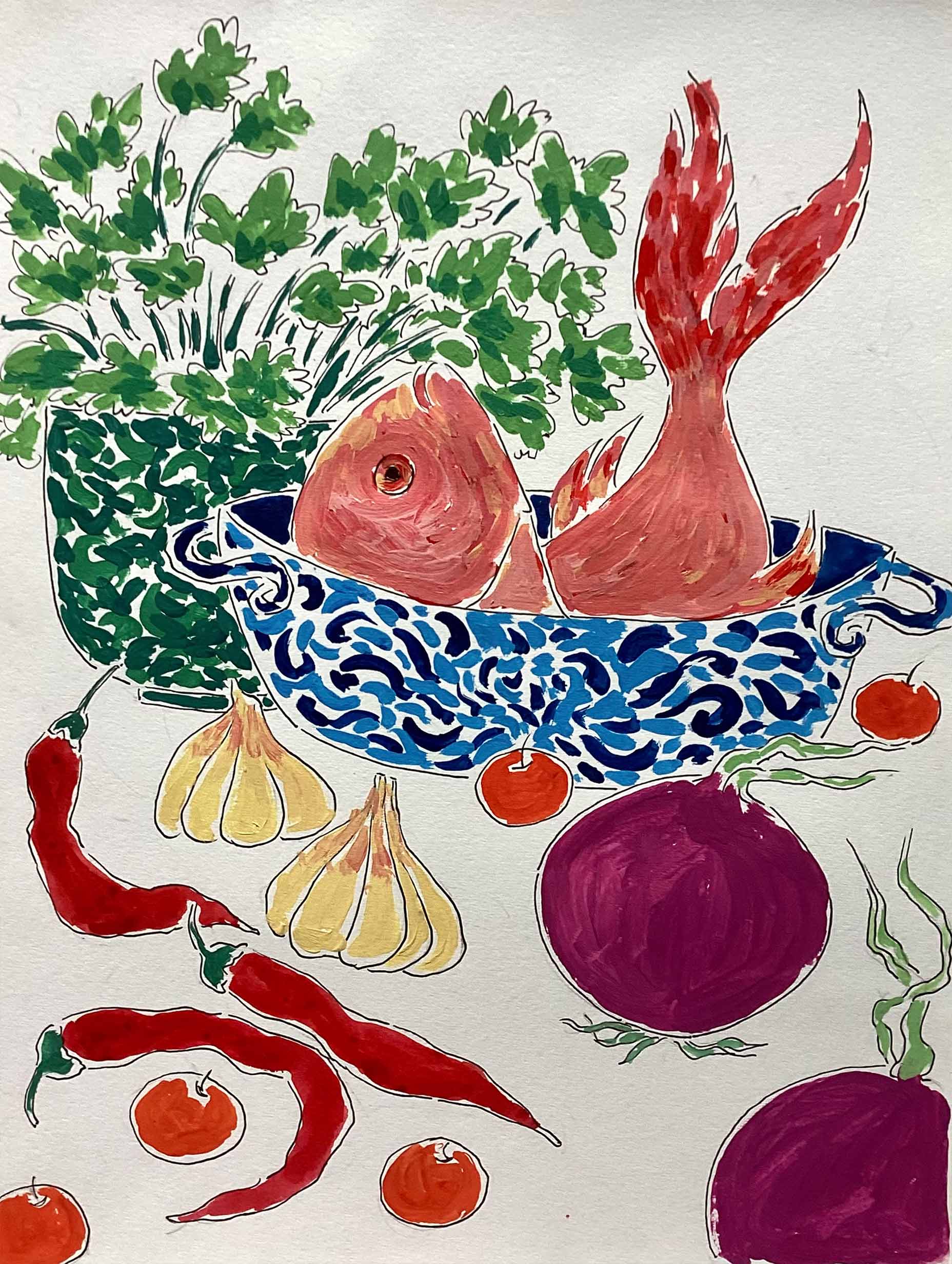 Grön Inredning Stilleben – Henri Matisse