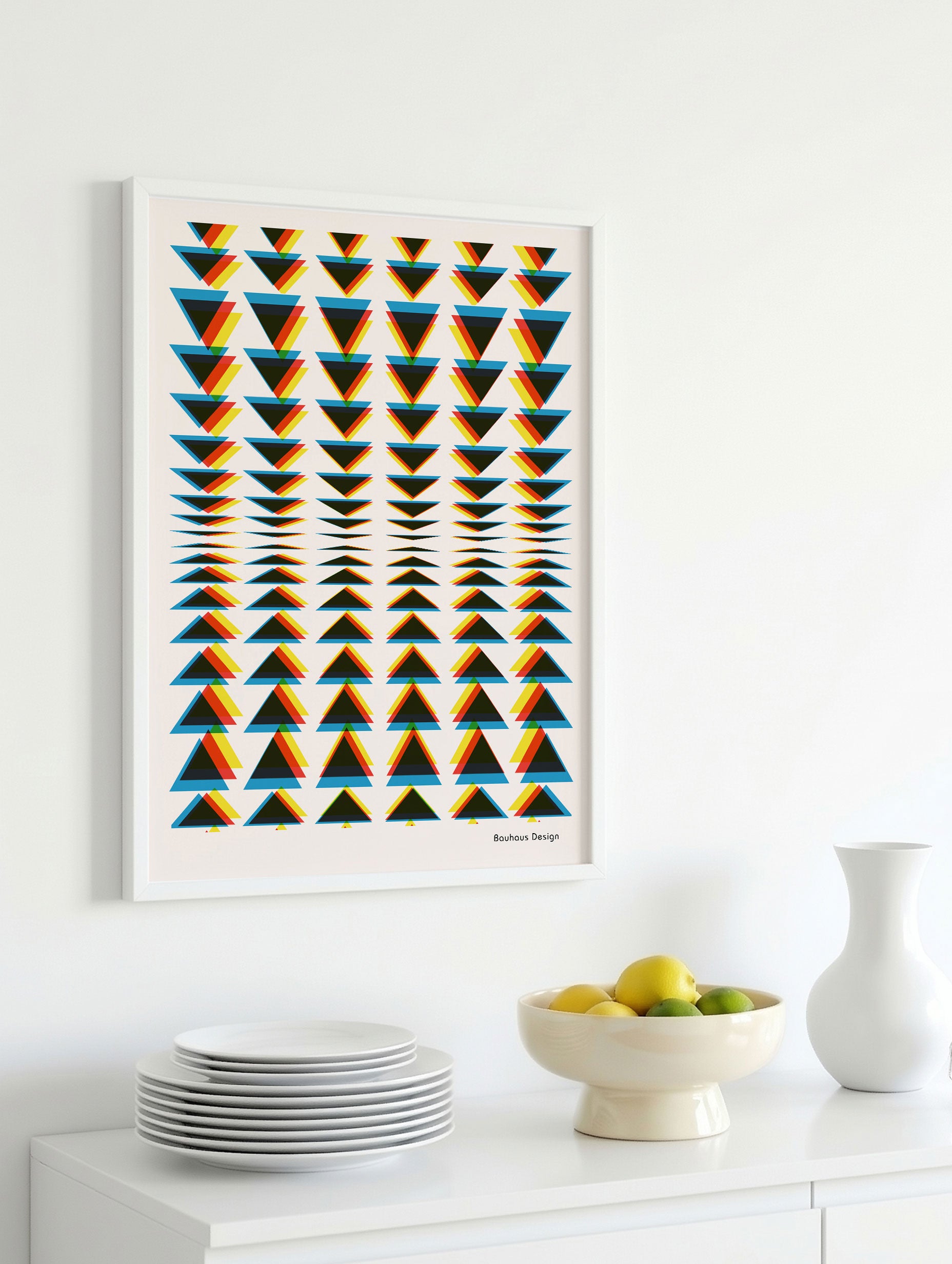 Prisma Cascade Bauhaus-affisch
