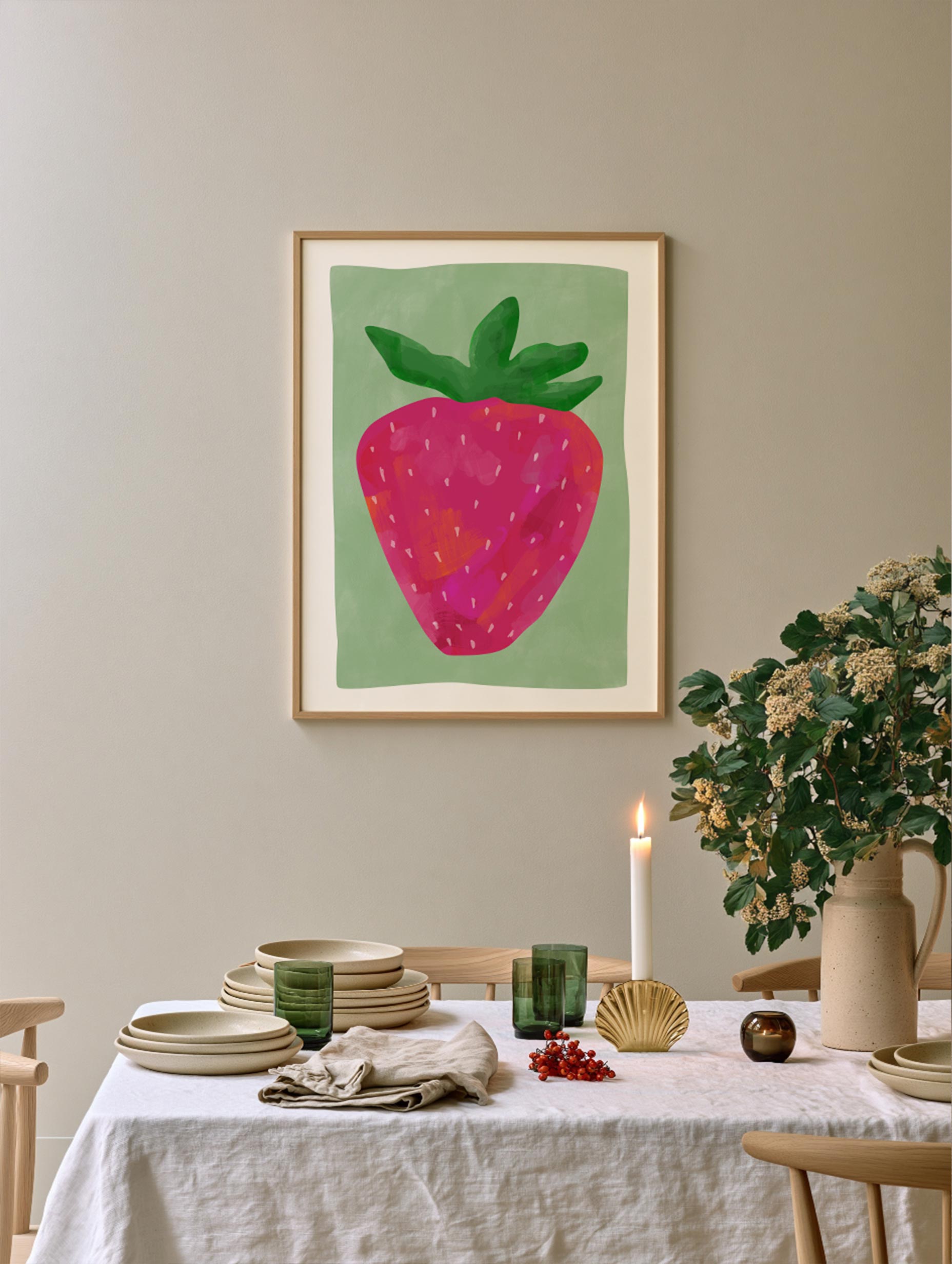 Grön Inredning Stilleben – Henri Matisse