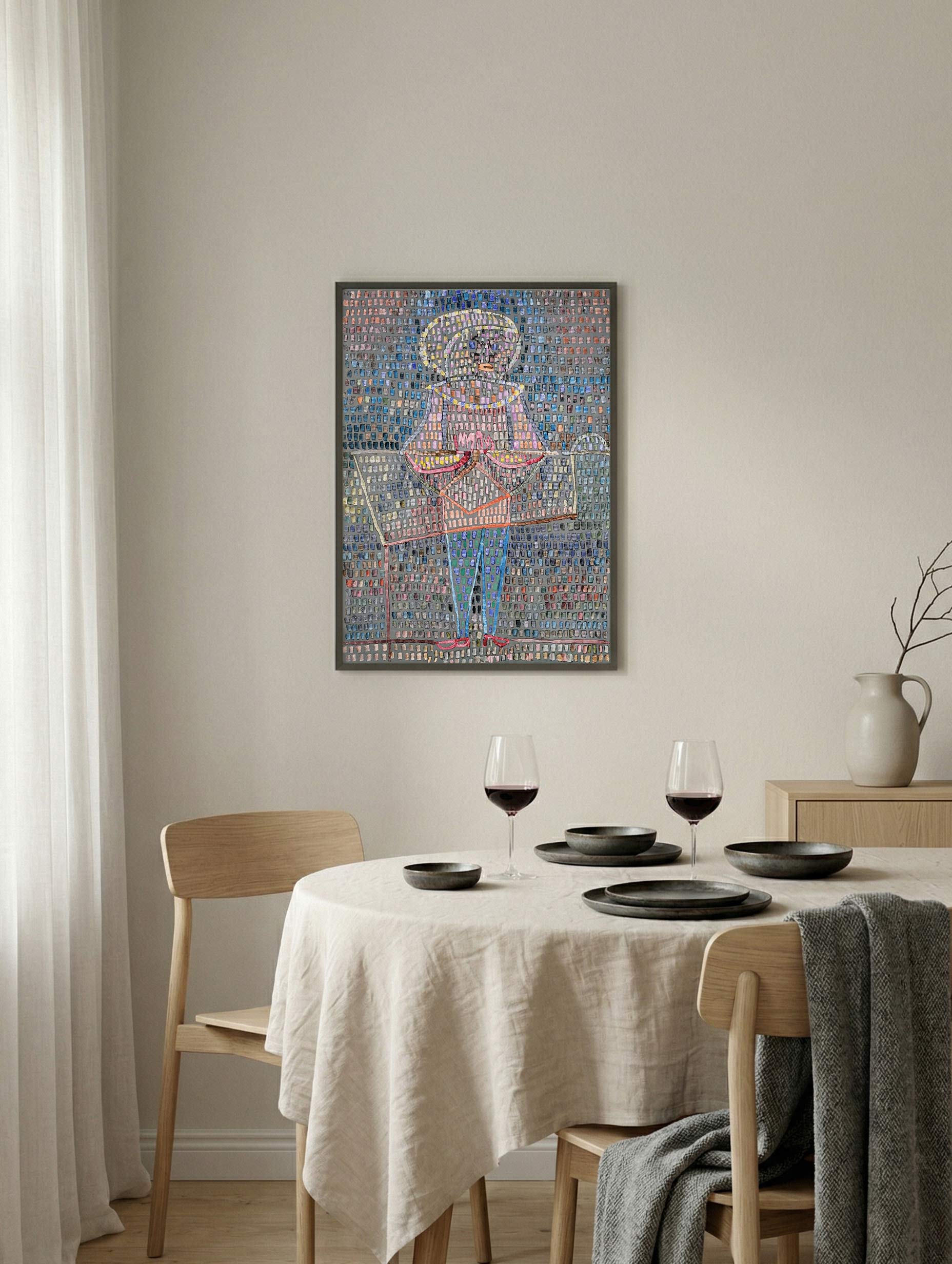 Boy in Fancy Dress - Paul Klee Mockup