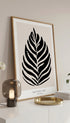 Floral Shape Poster Mockup