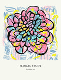Blomsterstudieposter