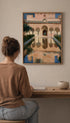 Hall of the Ambassadors, Alhambra, Granada – Joaquín Sorolla Art Print Mockup
