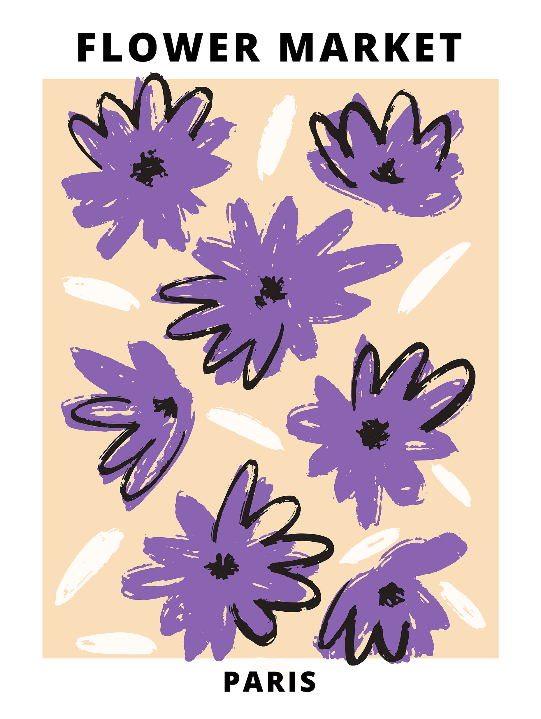 Blomstermarknadsaffisch