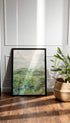 Green Wheat Fields Van Gogh Art Print Mockup