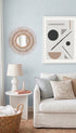 Geometric Shapes Abstract Art Print Mockup