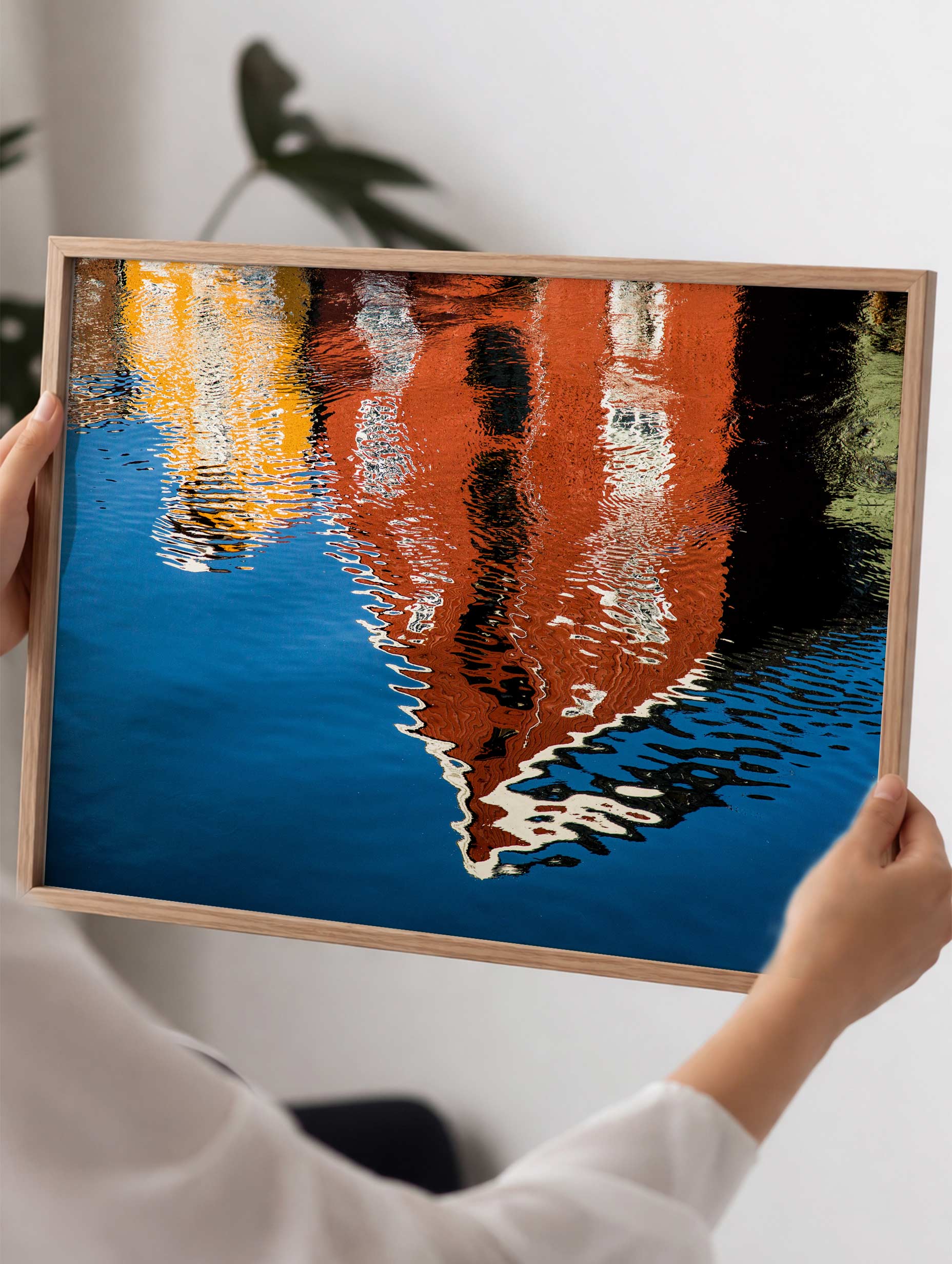 Amsterdam Canal Reflections Poster No. 5 Mockup