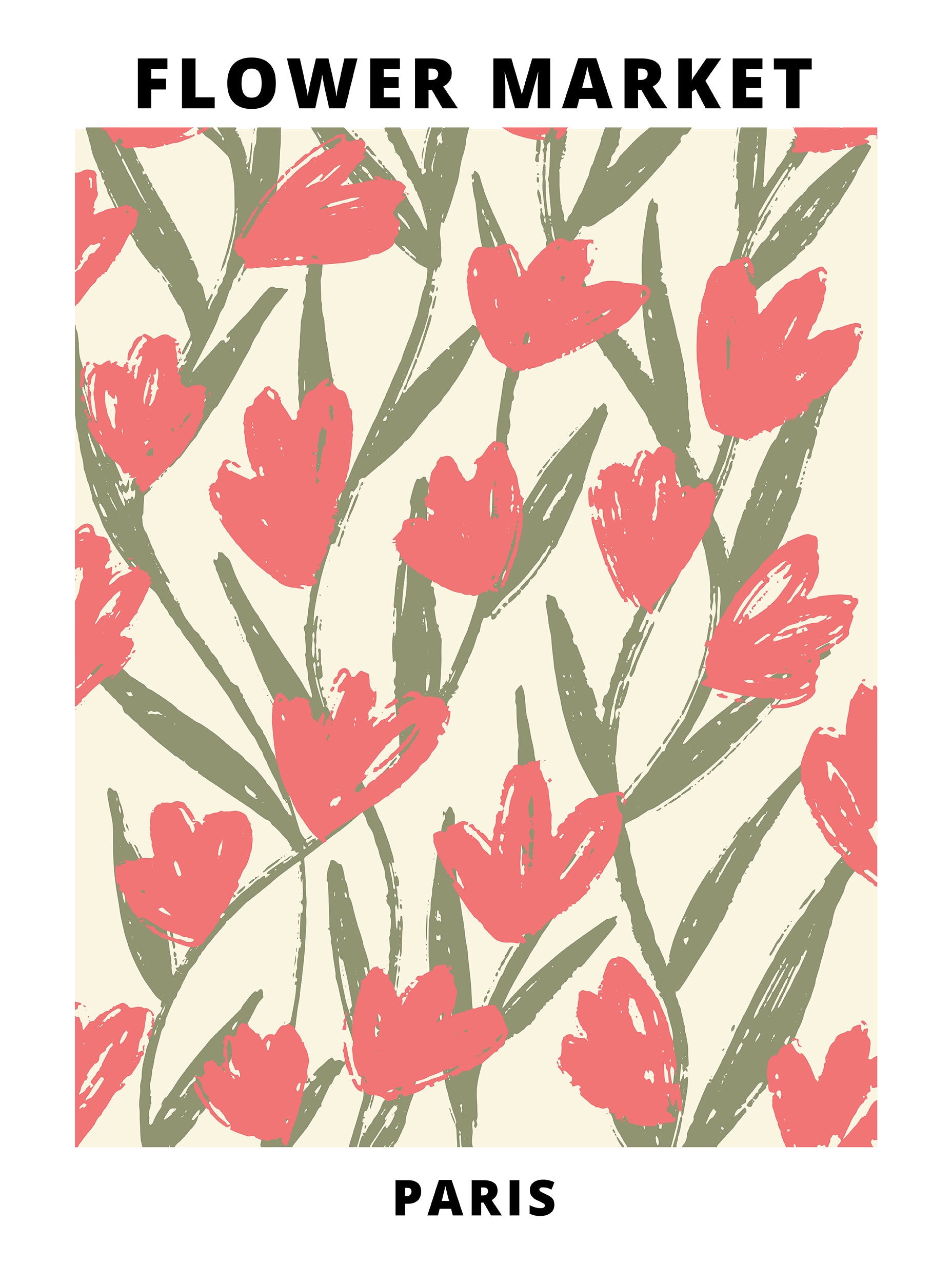 Blomstermarknad nr 2-affisch